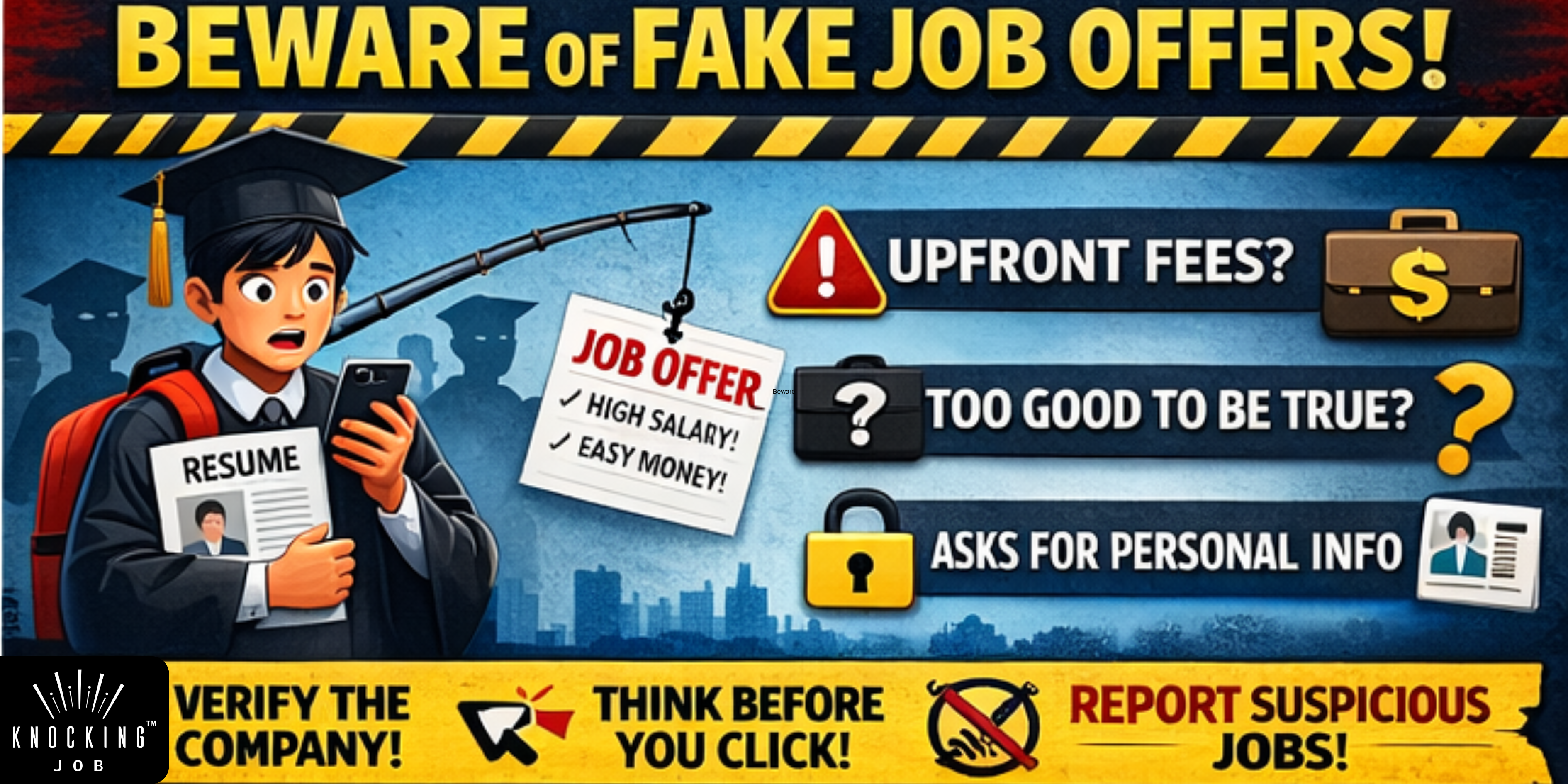 How to Avoid Job Scams in India (Complete 2026 Guide for Job Seekers) - Knockingjob.com